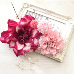 胡蝶蘭、アンスリウム、カラー ピーチファズ オレンジ ウェディング