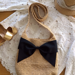 カラータイプオーダー／ラフィアの様なバッグヘレンカミンスキー風