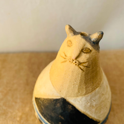 A91陶器貓物件（△▼貓） 第4張的照片