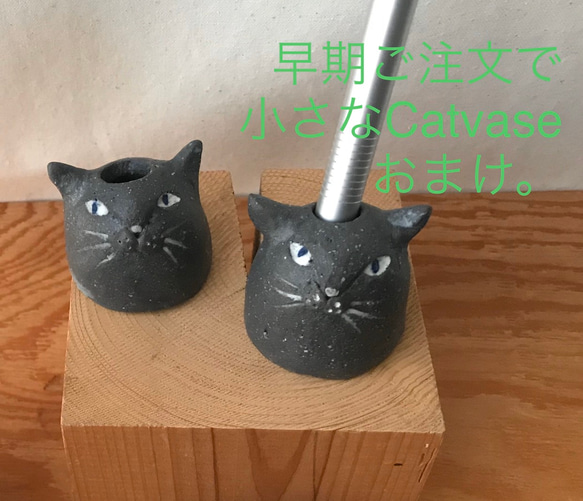 [母親節5000日元套]免費杯子（黃色）和CatVase套 第9張的照片