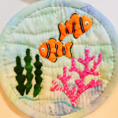 パッチワークキルト作品キット〉 暑い夏も海の魚たちと涼やかに過ごそ