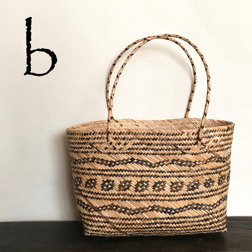 【新品】かごバッグ　ボルネオシック 新品】かごバッグ ボルネオシック バッグ