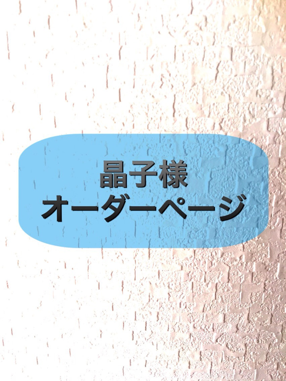 晶子様オーダー専用ページ 1枚目の画像