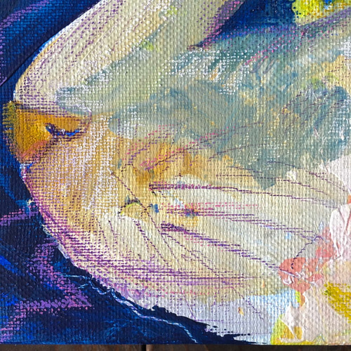 宙へ（そらへ）/原画/アクリル絵の具 絵画 森のアトリエ 通販
