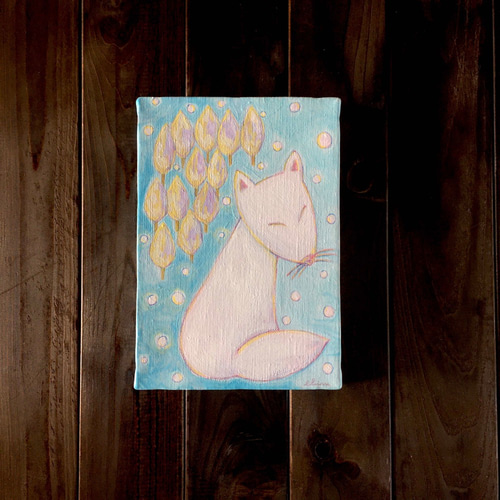 【1点もの・原画】アクリル絵の具 絵画#3 約220mm×273mm アクリル原画】海 10×10cm （019） - mf-artworks - BOOTH