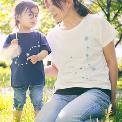 ママとパパとキッズのおそろい3枚セットリンクコーデ、12星座Tシャツ 7枚目の画像