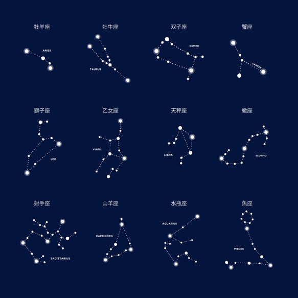 パパとキッズ12星座でリンクコーデ（おそろい」2枚セット(着心地抜群) 3枚目の画像