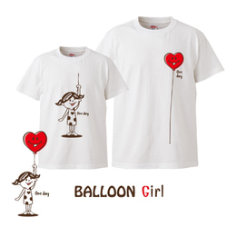 BALLOON Girl & Boy LINKCODEKIDS(おそろい、親子リンクコーデ) Tシャツ 3枚目の画像
