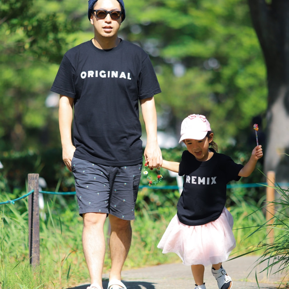 【ORIGINAL&REMIX】ママとパパとキッズの親子リンクコーデTシャツ 3枚目の画像