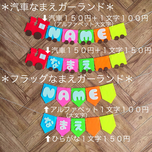 ひらがな フェルト 汽車 大きな数字 バースデーガーランド 誕生