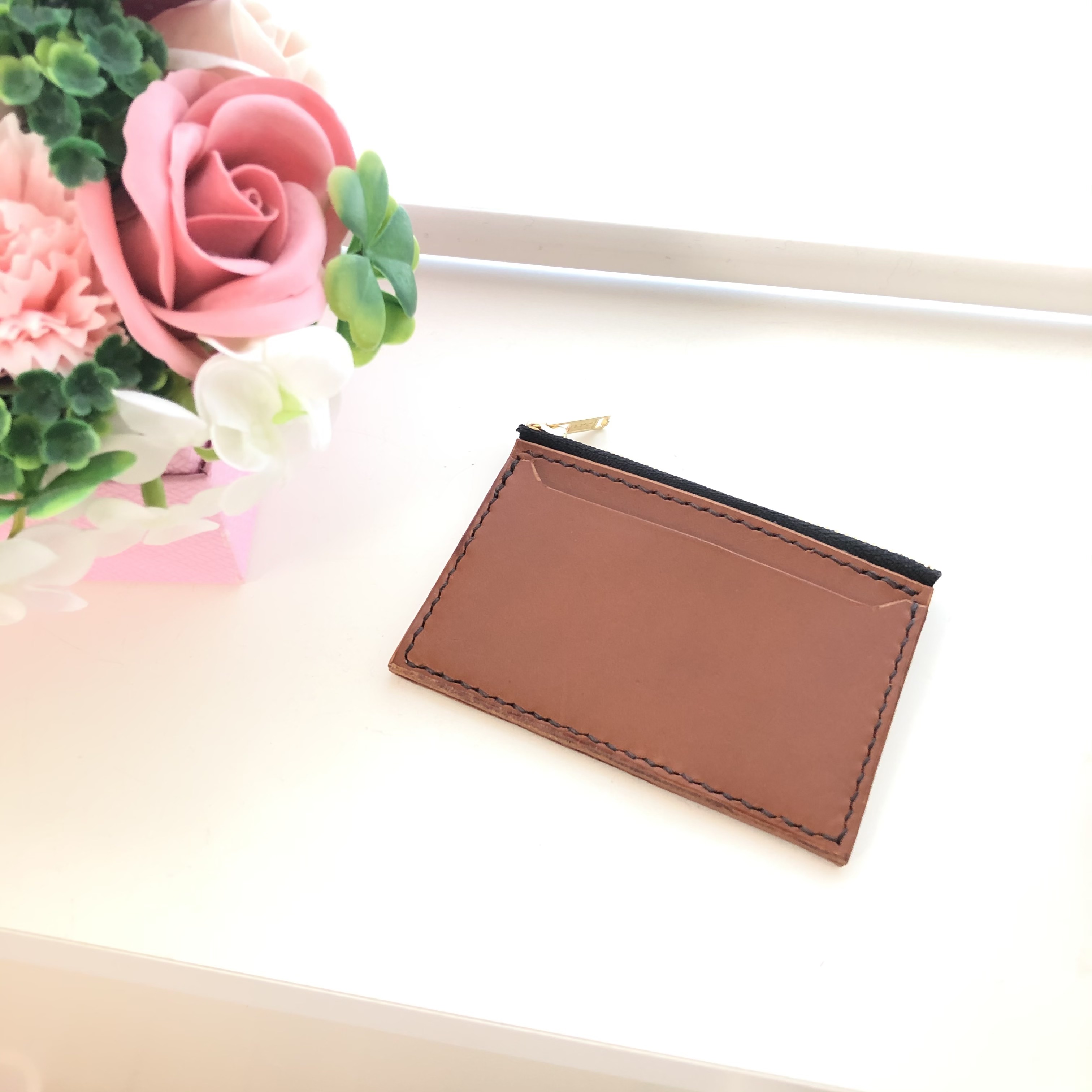 【財布】キャッシュレスに！超薄型コンパクトなファスナーミニ財布！