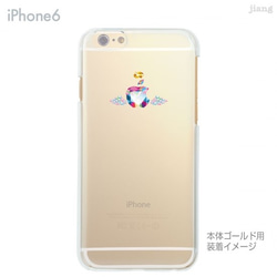 【iPhone全機種対応！】ハード＆ソフト クリアケース［クリスタル☆エンジェル］ 2枚目の画像