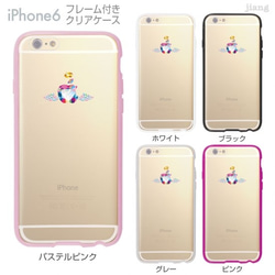 iPhone6s/6 フレーム付バンパー ハードクリアケース ［クリスタルエンジェル］ 1枚目の画像