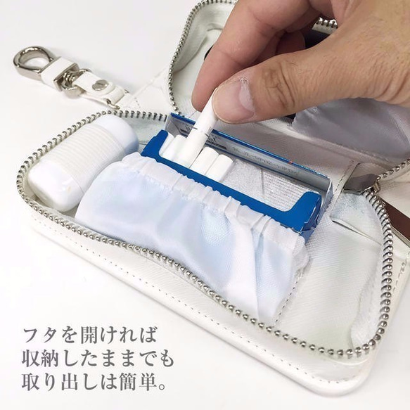 ［iQOS ］★人気のアイコスレザーケース★［キラキラジュエル］ 4枚目の画像