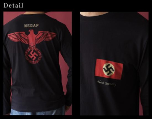 ナチスドイツ　NADAP　長袖Tシャツ 2枚目の画像