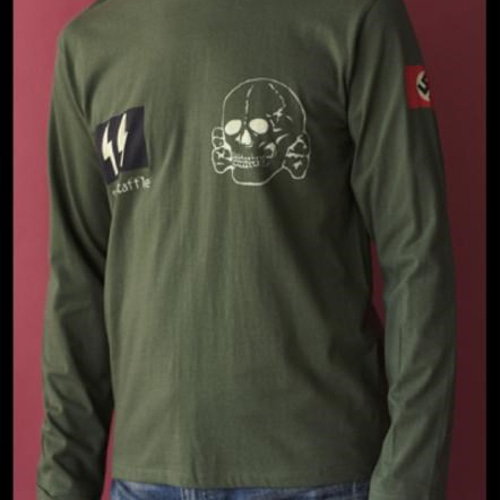 ナチス親衛隊「 SS 」スカル 長袖Tシャツ Tシャツ パワパワ 通販
