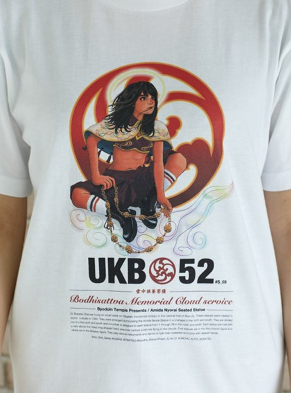 菩薩系アイドル☆【UKB52】★みなみ3号★半袖Ｔシャツ 3枚目の画像