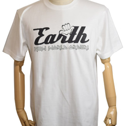 日本発！ストリート系ブランド［Earth］☆半袖Tシャツ（ホワイト） 3枚目の画像
