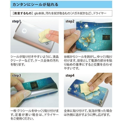 加熱式たばこglo（グロー）専用のスキンシール登場！［原宿牧場］］の