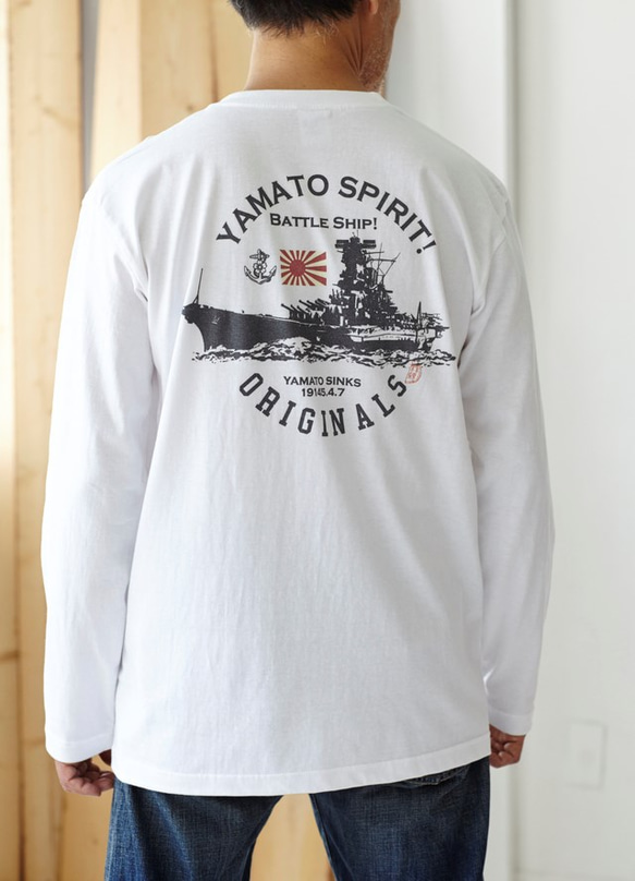 戦艦大和☆5.6オンス　半袖Tシャツ 3枚目の画像