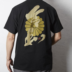 【令和】国粋 十六弁菊家紋 半袖 令和Tシャツ 4枚目の画像