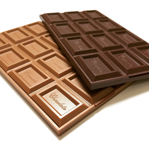 板チョコ ミラー 鏡 チョコレート（ライトブラウン） その他雑貨