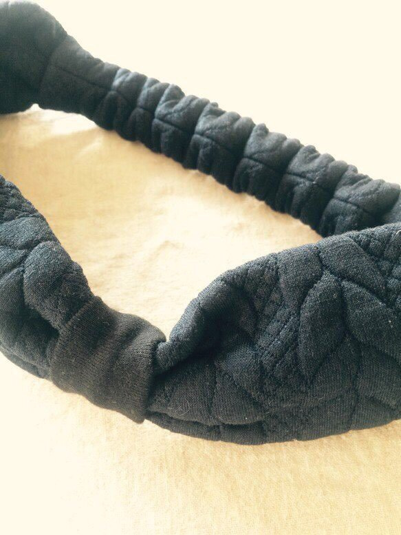 Hairband*navy sweat* 3枚目の画像