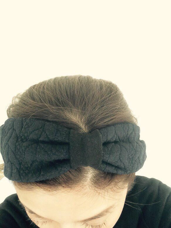 Hairband*navy sweat* 5枚目の画像