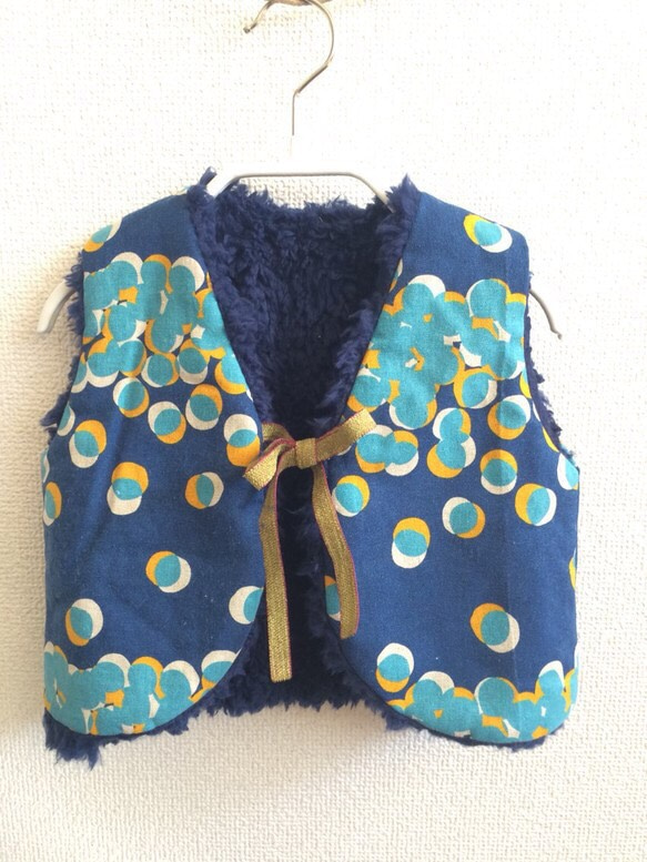 Kids reversible vest 1枚目の画像