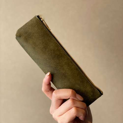 プエブロ ファスナーペンケース プエブロレザー ペンケース ギフト