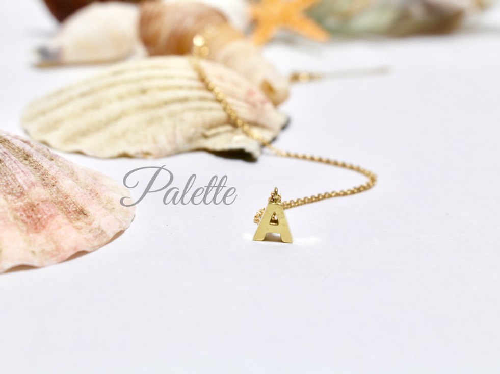 イニシャルTOP 【A】SV925 K14gf