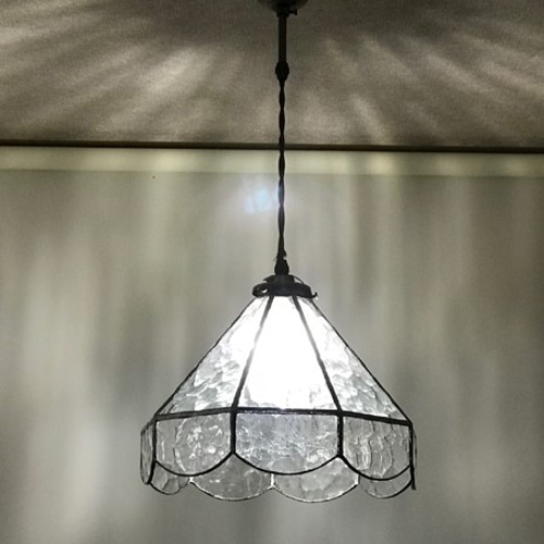 ステンドグラス　照明 楽天市場】ペンダントライト ガラス ステンドグラス 多面体 【3