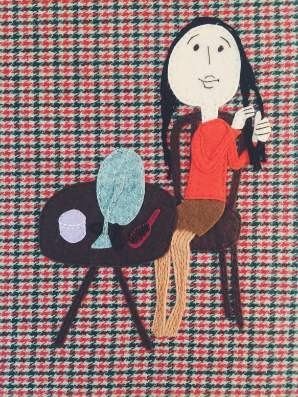 系列“編織Amiami”用紗線和布料繪製 第2張的照片