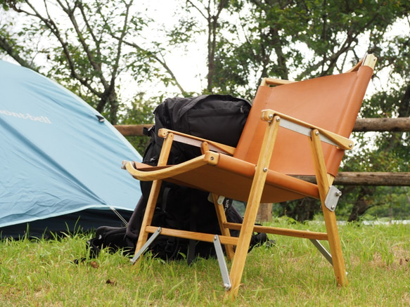 ワイドカーミットチェア / Kermit Chair 交換用レザーファブリック　CAMP 1枚目の画像