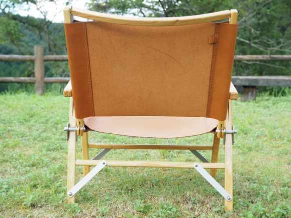 寬 Kermit 椅子 / 用於 Kermit 椅子 CAMP 的替換皮革面料 第4張的照片