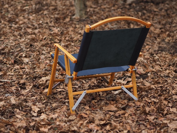 カーミットチェア / ネイビー Kermit Chair 交換用レザーファブリック CAMP 4枚目の画像