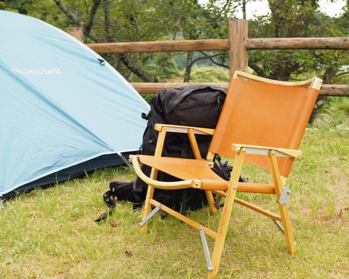 ワイドカーミットチェア交換用レザー/ キャメル