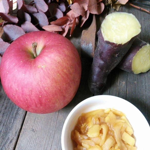 【温活】 リンゴとサツマイモのバターキャラメル　Ｌサイズ 2枚目の画像