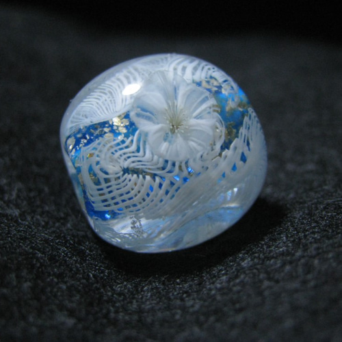 □500円均一□ 在庫整理No.47 中国製 瑠璃玉（とんぼ玉） 14個