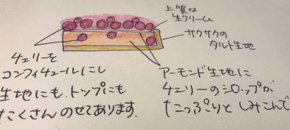 ⚪️あなたのためにチェリータルト巨匠直伝甘酸っぱいしあわせアイスクリームを添えても 7枚目の画像