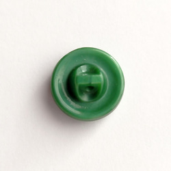 カトカ 緑色｜チェコ Vintageガラスボタン 13mm 1個  Nr.cz243 5枚目の画像