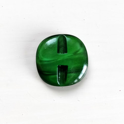 ブノワト 緑｜ヴィンテージボタン 20mm 1個（日本製デッドストック）Nr.rb086 4枚目の画像