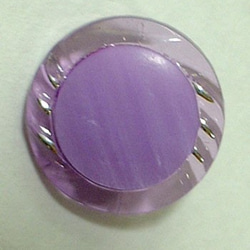 ヒヤシンス  薄紫色｜ヴィンテージボタン 13mm 2個（日本製デッドストック）Nr.rb029 2枚目の画像
