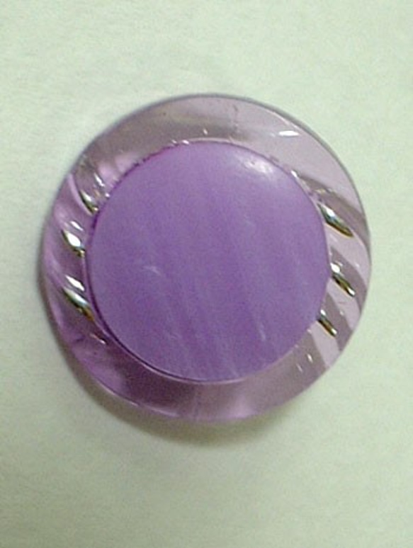 ヒヤシンス  薄紫色｜ヴィンテージボタン 13mm 2個（日本製デッドストック）Nr.rb029 2枚目の画像
