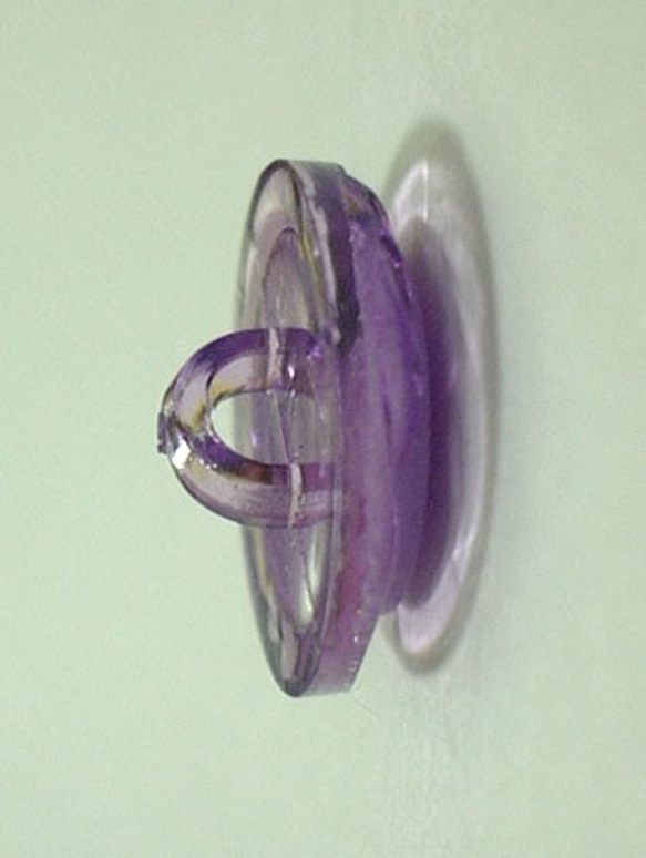 ヒヤシンス  薄紫色｜ヴィンテージボタン 13mm 2個（日本製デッドストック）Nr.rb029 4枚目の画像