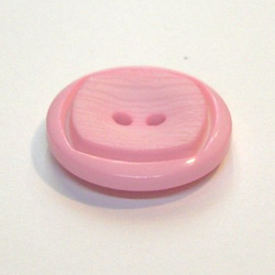 ルクリア　ピンク｜ヴィンテージボタン 21mm 1個（日本製デッドストック）Nr.rb041 4枚目の画像