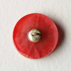 エマ｜チェコ Vintageガラスボタン 18mm 1個  Nr.cz032 3枚目の画像