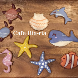 海の生き物アイシングクッキーギフトA 4枚目の画像