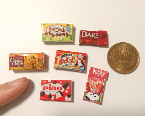 【未開封】グリコ♡お菓子ミニチュアストラップ　コンプリート　希少　全5種 ミニチュア】グリコ ポッキー おみくじ ストラップ お菓子
