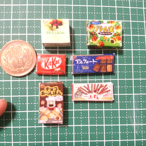 ミニチュア☆お菓子箱☆6個セット ③ おもちゃ・人形 R 通販